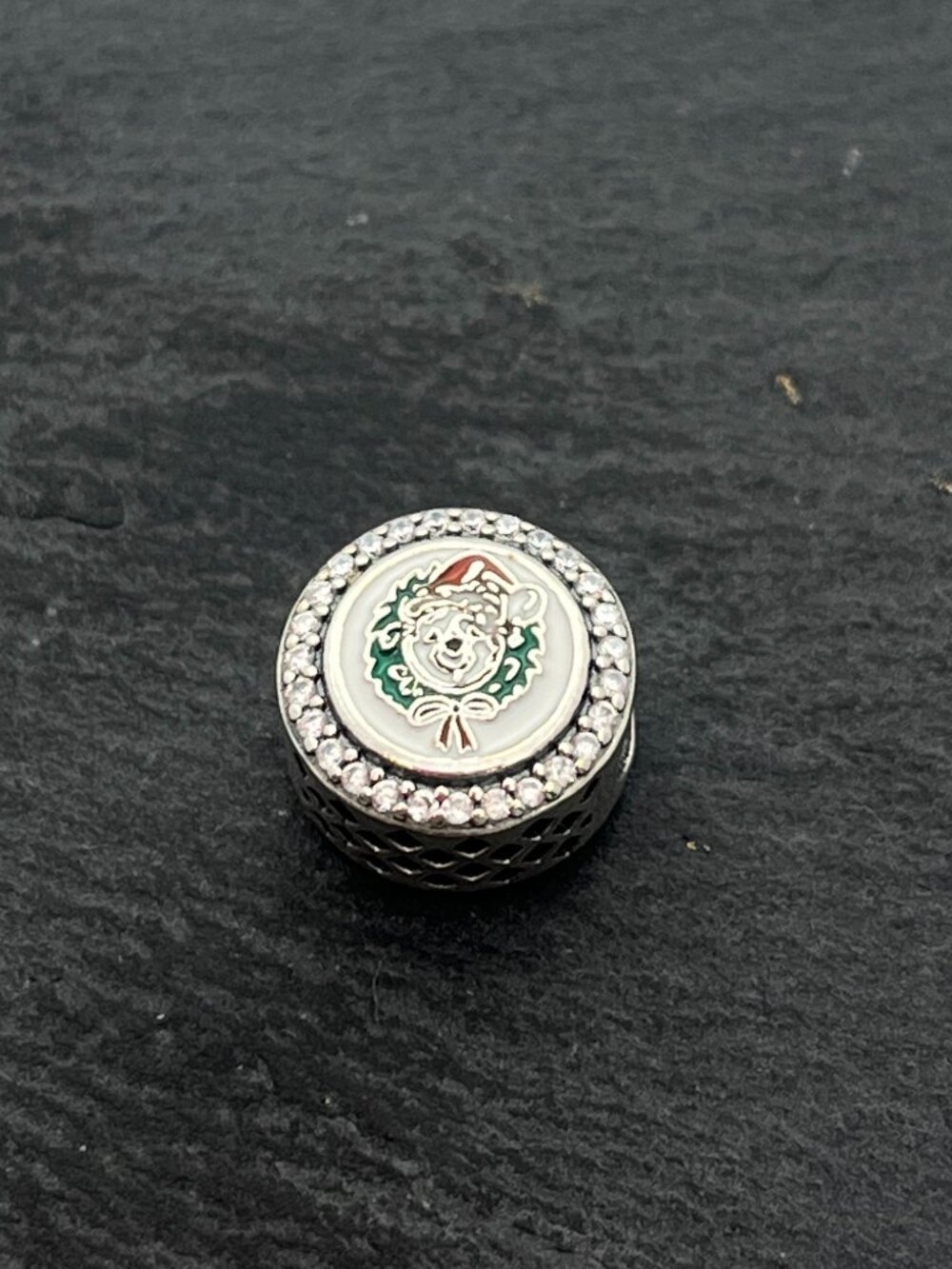 Pandora Disney Winnie the Pooh Tigger Holiday Charm Sterling Silver Jewelry